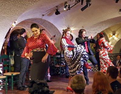 End of Show at Tablao Flamenco Cordobes