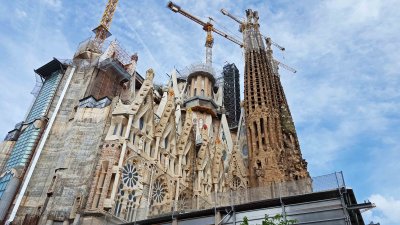 First look at the Sagrada Familia