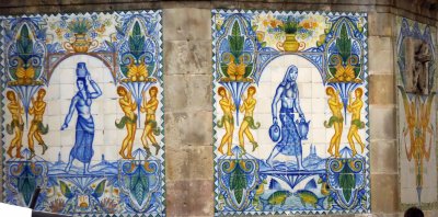 Mosaic Tile on Portal de l'Angel