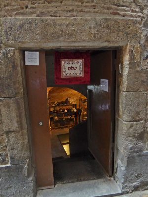 Medieval synagogue in the Jewish Quarter of Barcelona