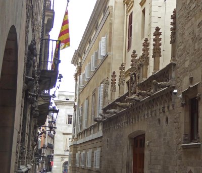 Street in the Jewish Quarter of Barcelona