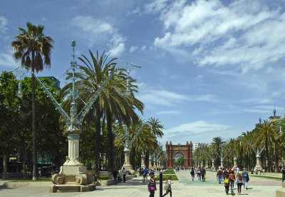The Arc de Triomf was the main access gate for the 1888 Barcelona World Fair