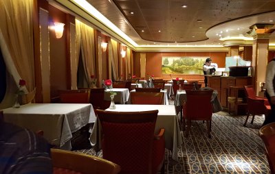 Another night when we closed down the Club Class Dining Room