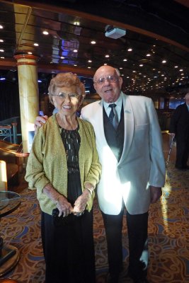Bob & Judy McClung (in their 90's) had Drinks with Us frequently in the Platinum/Elite Lounge