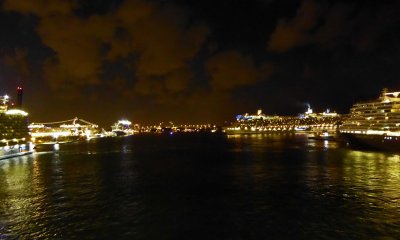 Early Morning arrival in Port Everglades, Fort Lauderdale, Florida