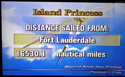 Total distance traveled is 19,023 Statute Miles