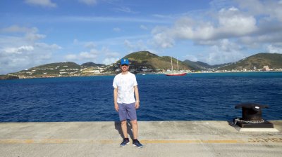 On the Pier at St. Maarten