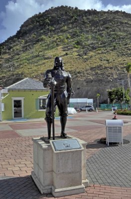 Pieter Stuyvesant Statue on St. Maarten