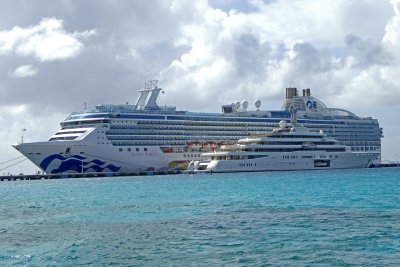 World's Largest Privately-Owned Yacht Docked at St. Maarten