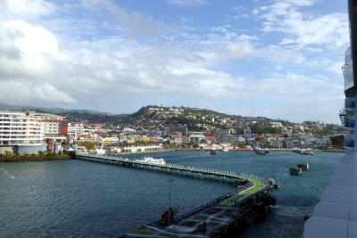 Docking in Martinique