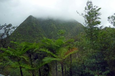 Fog over Piton du Carbet, Martinique