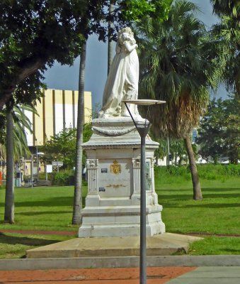Headless Statue of Marie Antoinette in Park at Fort-de-France, Martinique