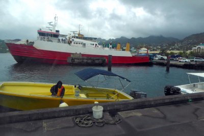 Ferry Loading in Kingstown, St. Vincent