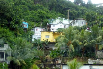 Houses in Kingstown, St. Vincent