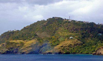 Fort Charlotte (Built by the British in 1806) sits high above Kingstown, St. Vincent