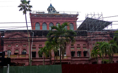 The Red House (rebuilt in 1907) is undergoing Renovation