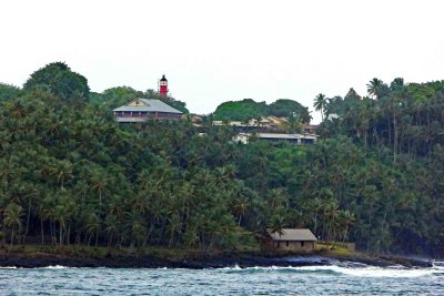 Royal Island was home to the Prison Islands' Hospital, Church, and Lighthouse