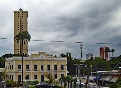 Colonial Buildings mix with Highrises in Fortaleza, Brazil