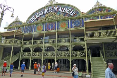 Jose de Alencar Theater opened in June 1910 in Fortaleza, Brazil