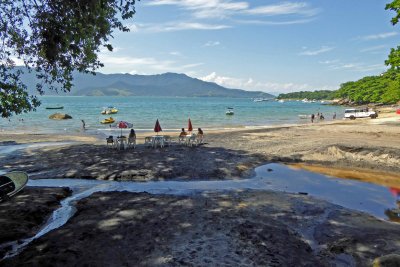 'Black Sand' Veloso Beach, Ilhabela, Brazil