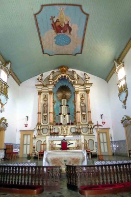 The High Altar in the Church of Our Lady of Help was made out of Cedar in 1848