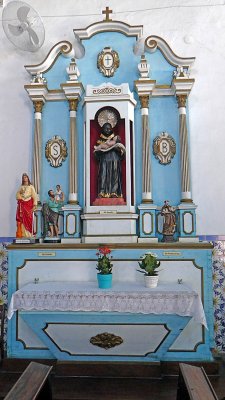 Inside the Church of Our Lady of Help in Ilhabela