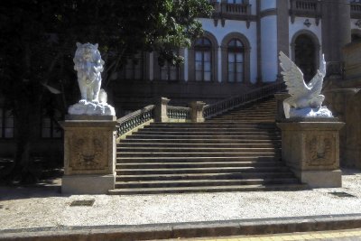 Entrance to the Brazil Naval Academy in Rio