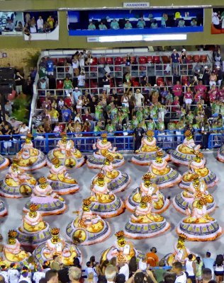 Samba Schools are judged on 10 Categories