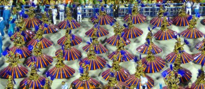 Vila Isabel Costumes are much more impressive with Dancers in motion