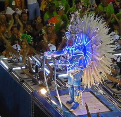 The 'Wizard' controlling Vila Isabel Float