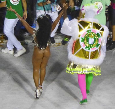 Mangueira Dancers performing for the Judges