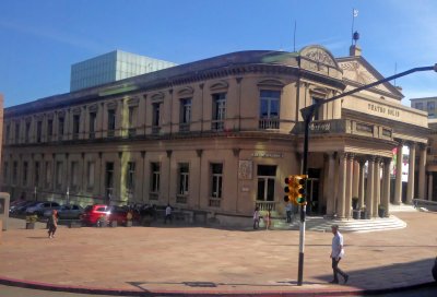 Solis Theater (1856) in Independence Square, Montevideo