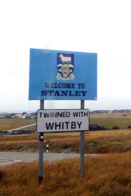 Welcome to Stanley, East Falkland Island
