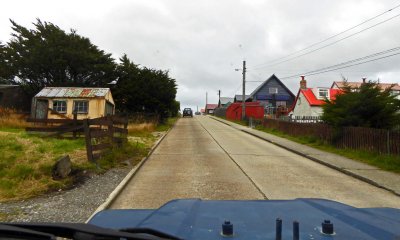 Leaving Stanley, East Falkland Island