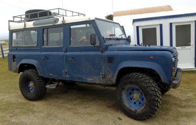 Our Off-road Vehicle for the Day's Adventure on East Falklands Island