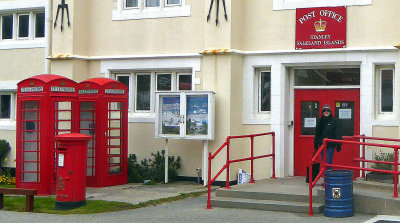 Going to the Post Office in Stanley, East Falkland Island