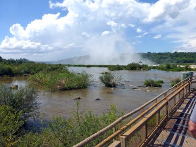 Catwalk to Devil's Throat -- Highest and Largest part of Iguazu Falls