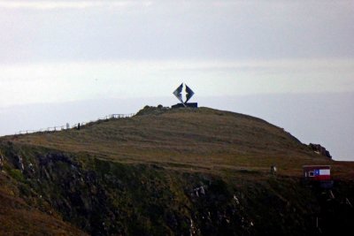 The Albatross Monument of Cape Horn is a Memorial to all the Sailors who lost their lives rounding the horn