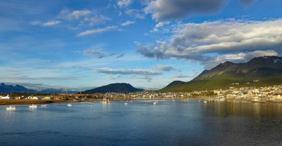 Morning View of Ushuaia, Argentina from Our Balcony