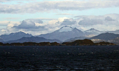 Glacier in Background while Sailing in the Gockburn Channel
