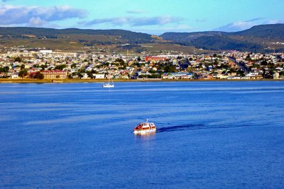 Ship's Tender to and from Punta Arenas, Chile