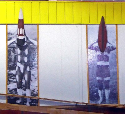 Indigenous Masks of South Chile in the Port Terminal of Punta Arenas