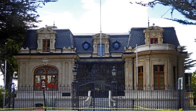 The Jose Braun Menendez Residence in Punta Arenas, Chile, was completed in 1906
