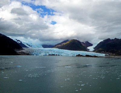 Amalia Glacier is a tidewater glacier located in Bernardo O'Higgins National Park, Chile