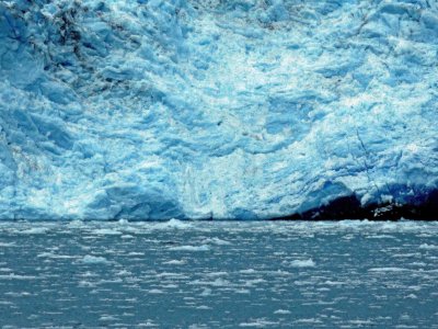 Closer look at Amalia Glacier at the waterline