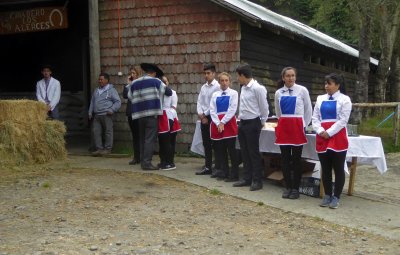 Ranch staff awaiting our arrival