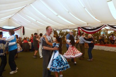 Audience pulled onto the Dance Floor