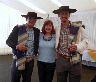 Pablo, Susan, & Daniel at Fogon Los Alerces