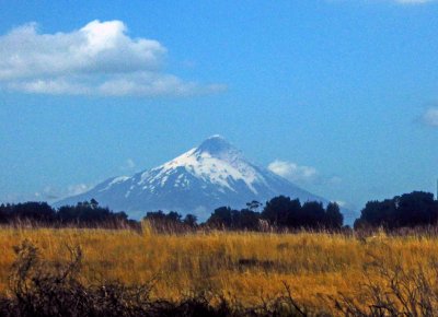 Orsorno Volcano is over 8,700 feet high