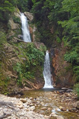 'Cascade of the Virgin' waterfall is between Aysen & Coyhaique, Chile